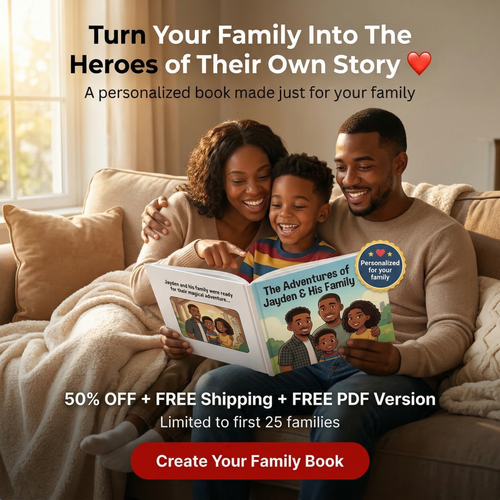 Custom Kids Book + Free PDF version ( Family edition)