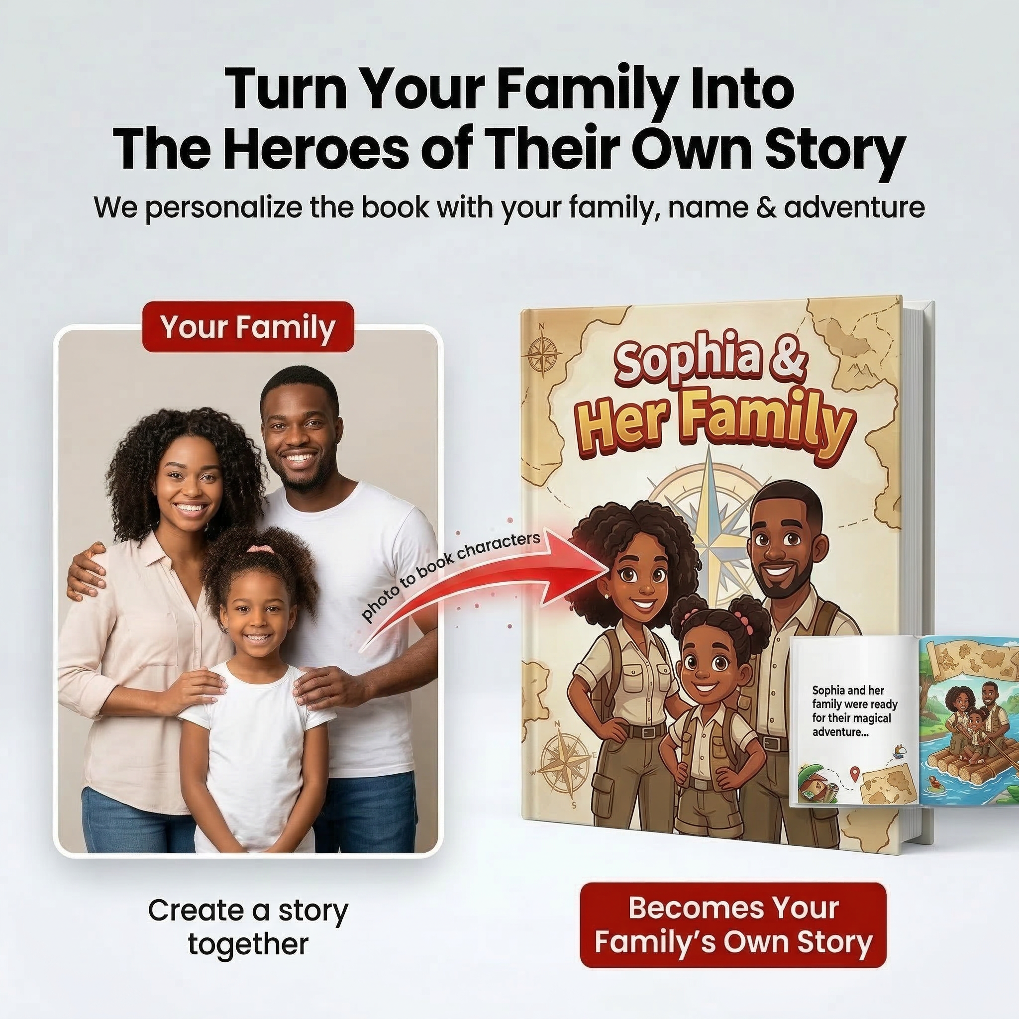 Custom Kids Book + Free PDF version ( Family edition)