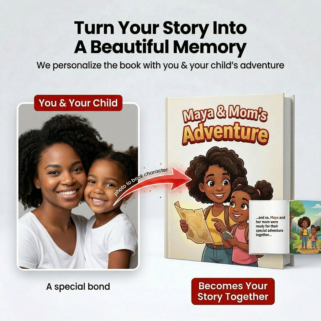 Custom Kids Book + Free PDF version ( Single mom edition )