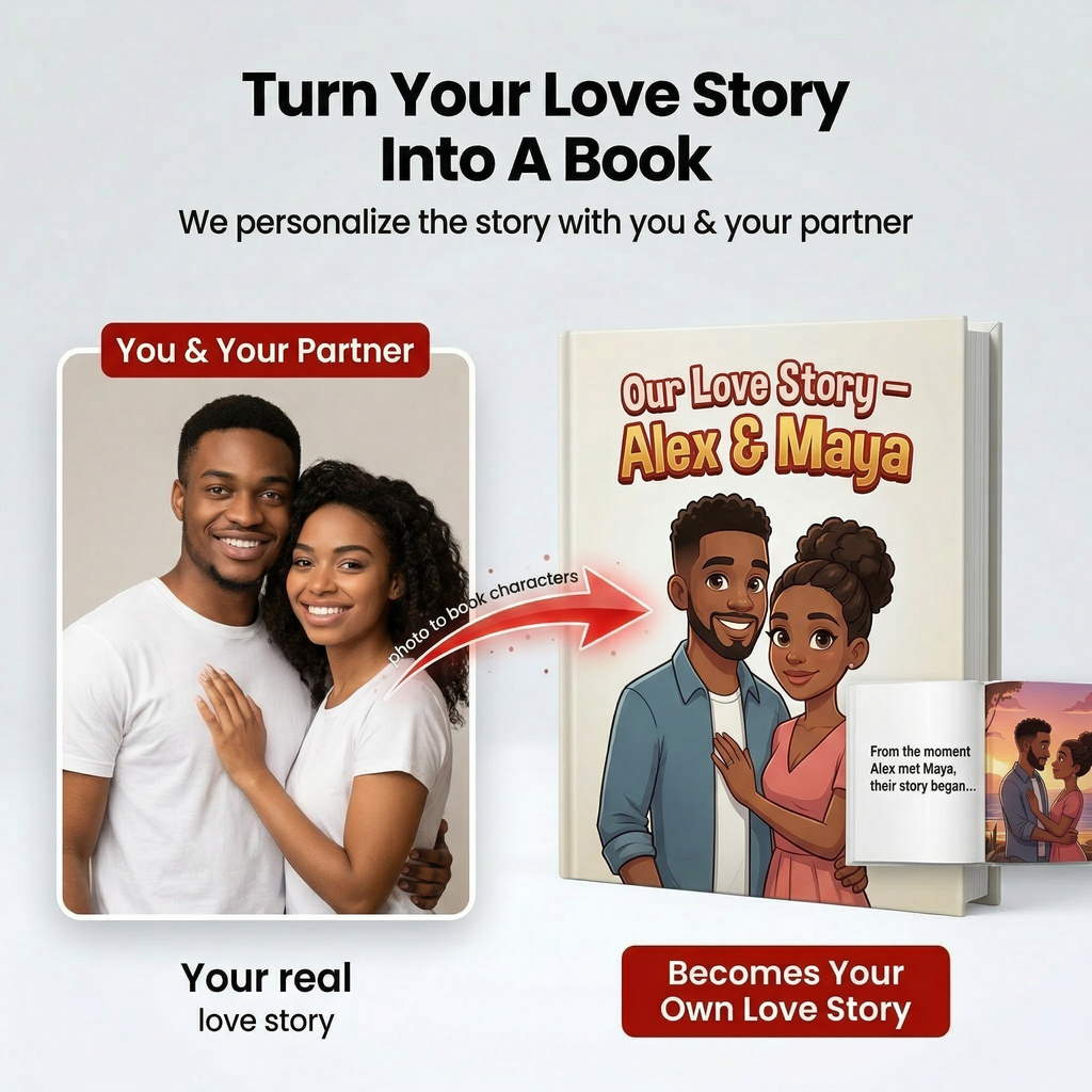 Custom Kids Book + Free PDF version ( Couple edition )