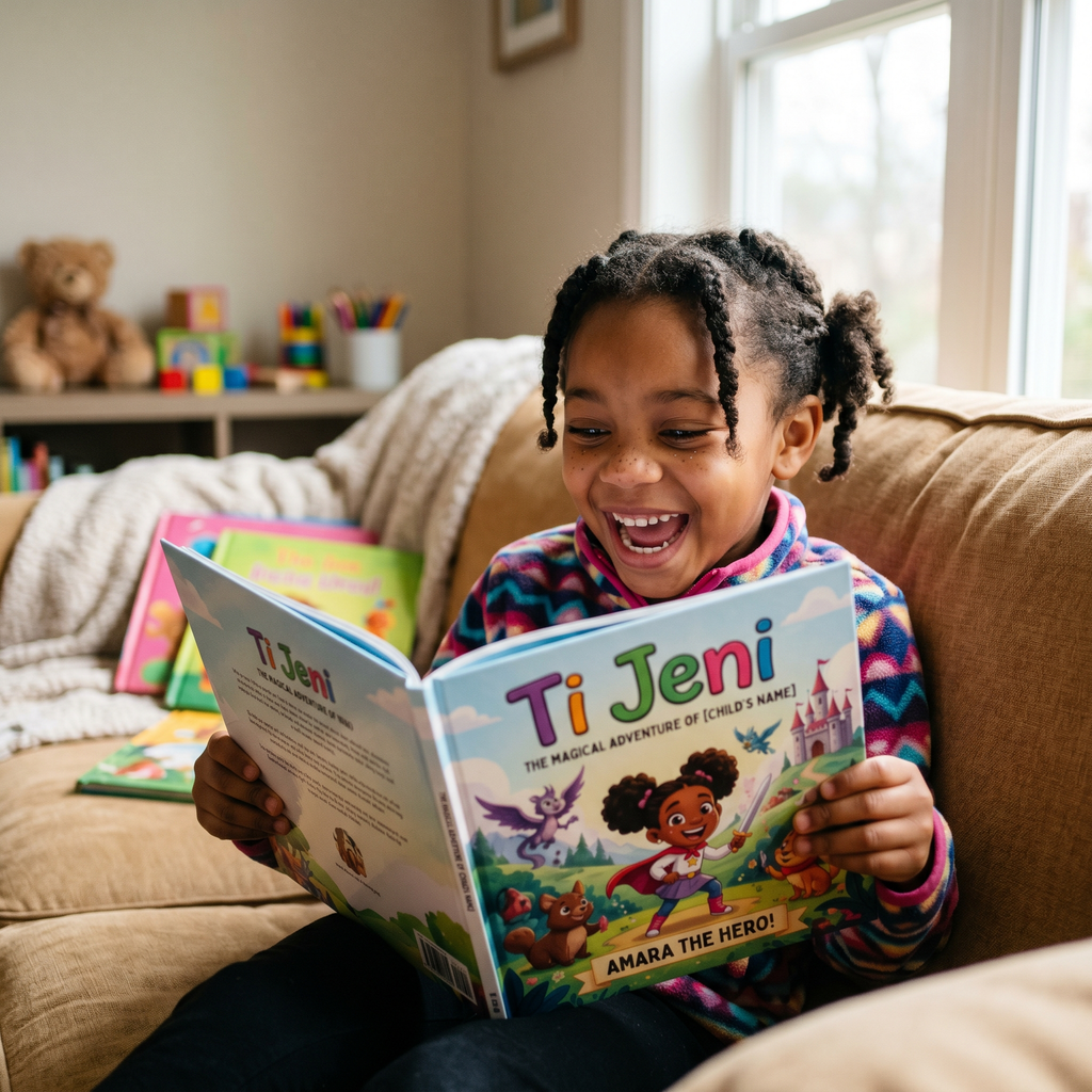 Custom Printed Kids Book with Free PDF | TI JENI