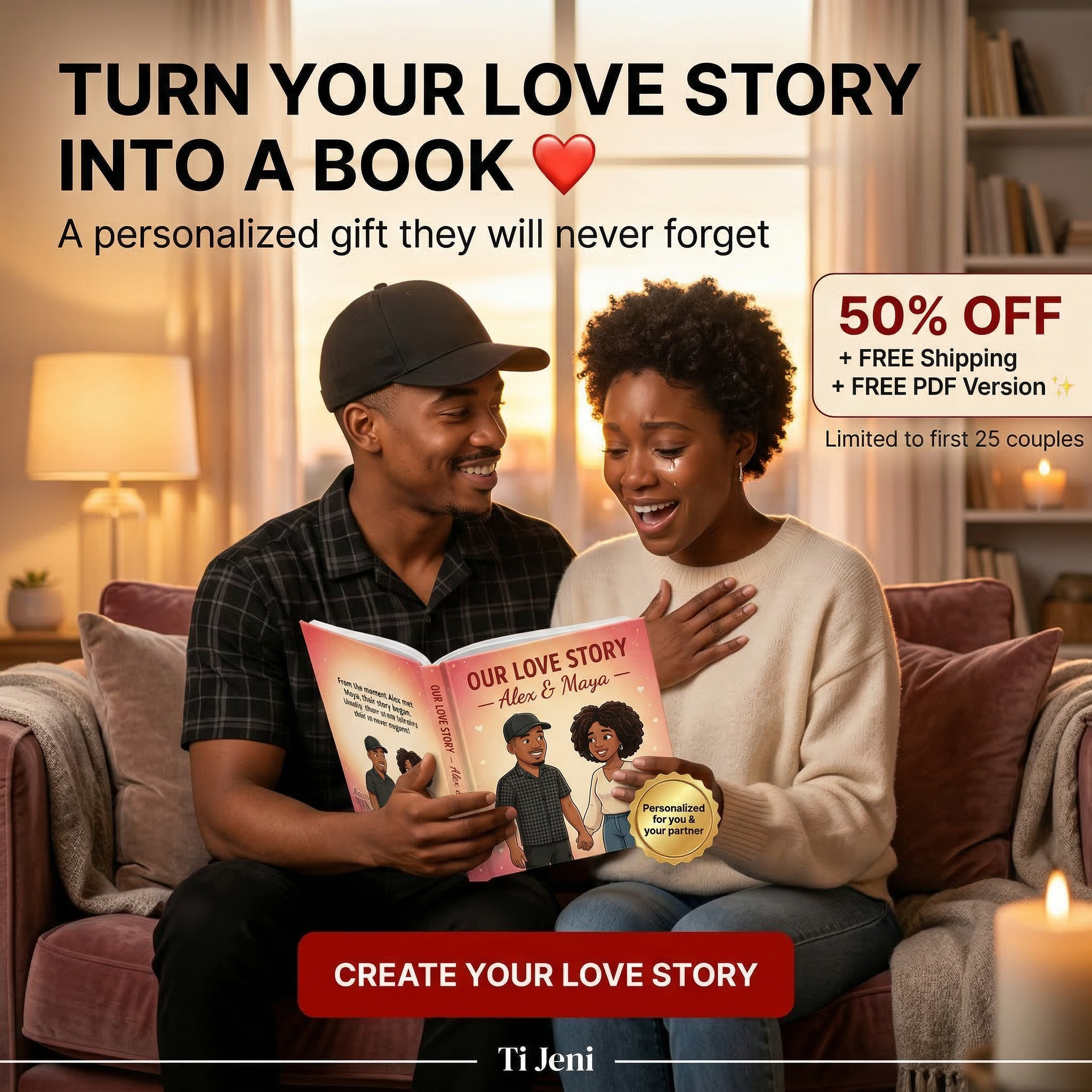 Custom Kids Book + Free PDF version ( Single Dad edition ) (Copie)